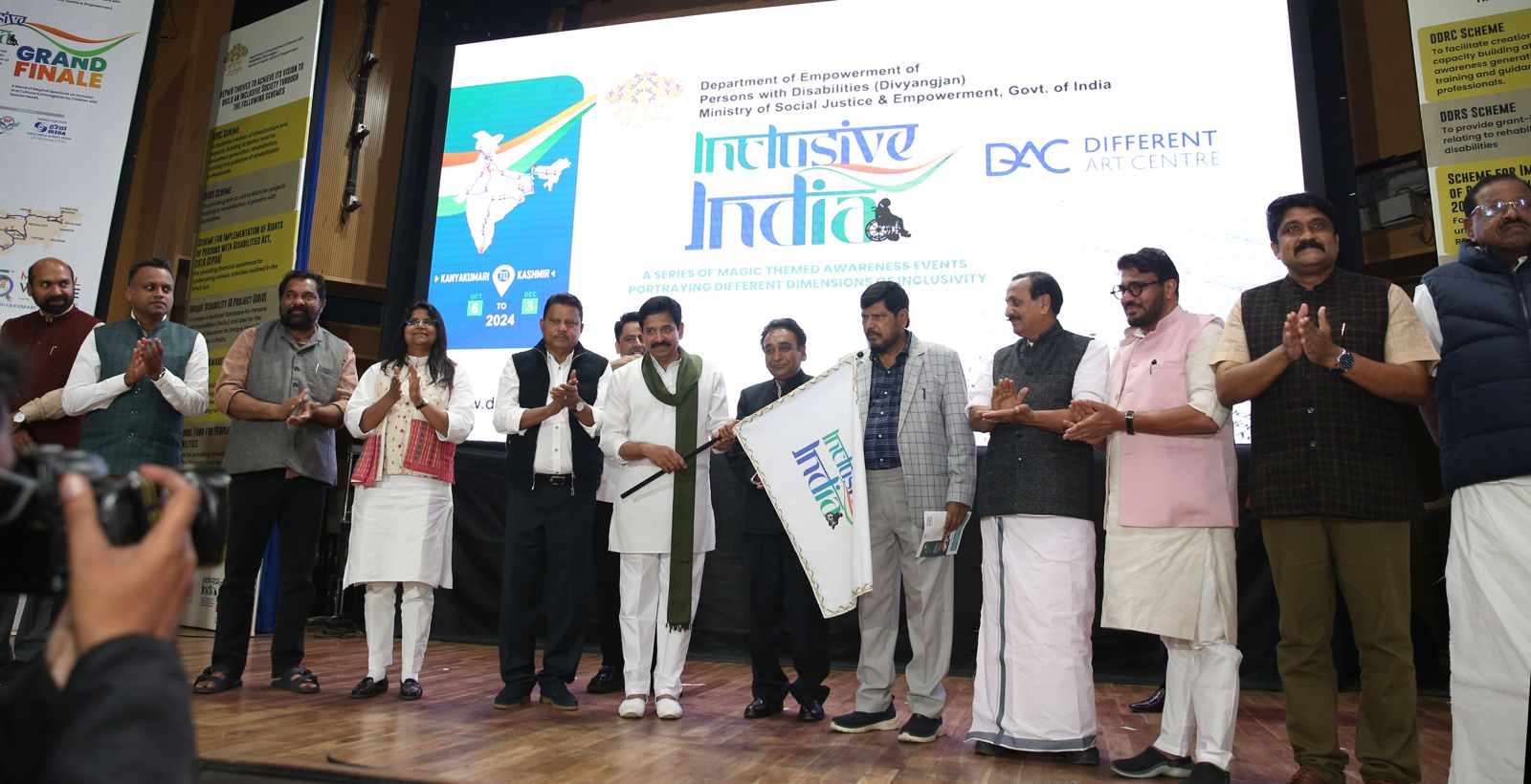 Gopinath Muthukad Concludes Fifth Bharat Yatra with Vibrant Ceremony on Disability Day